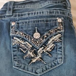 Miss me Mid-rise Easy Boot Jeans Size 33